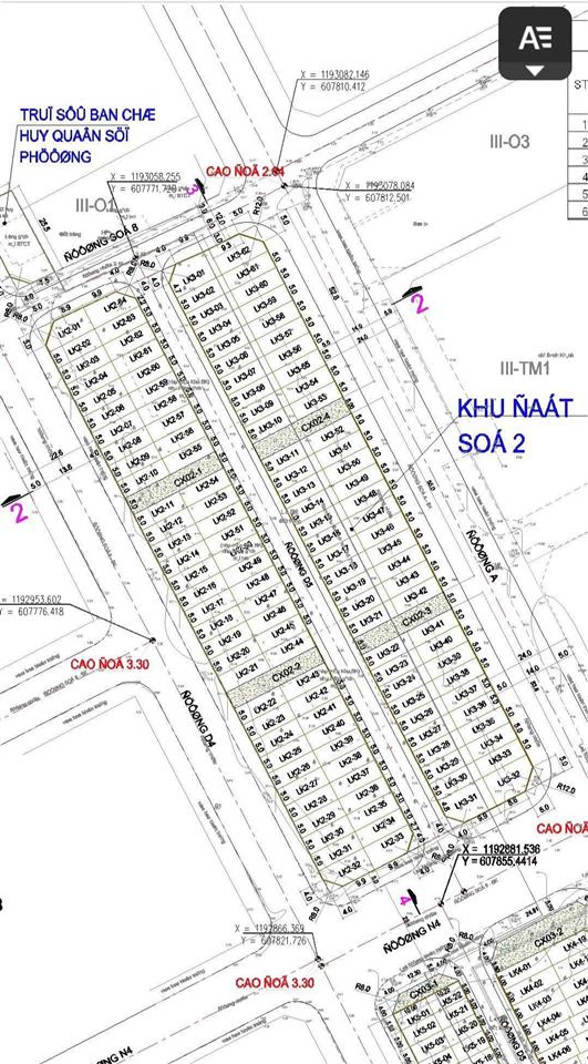 Bán nền lk02 khu bình khánh 1,8ha, đường bạch đông ôn, dt 5x13,9m xây 5 tầng, hướng tn