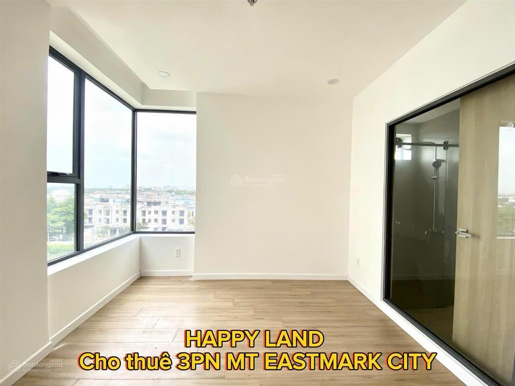 Cho thuê ch view sông 96m2 = 3pn + 3wc mt eastmark city, trống hoặc full nội thất đẹp 8 triệu/th