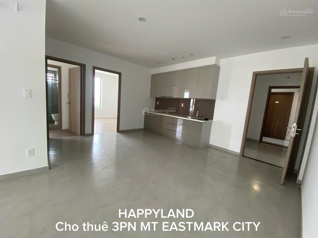 Cho thuê ch view sông 96m2 = 3pn + 3wc mt eastmark city, trống hoặc full nội thất đẹp 8 triệu/th