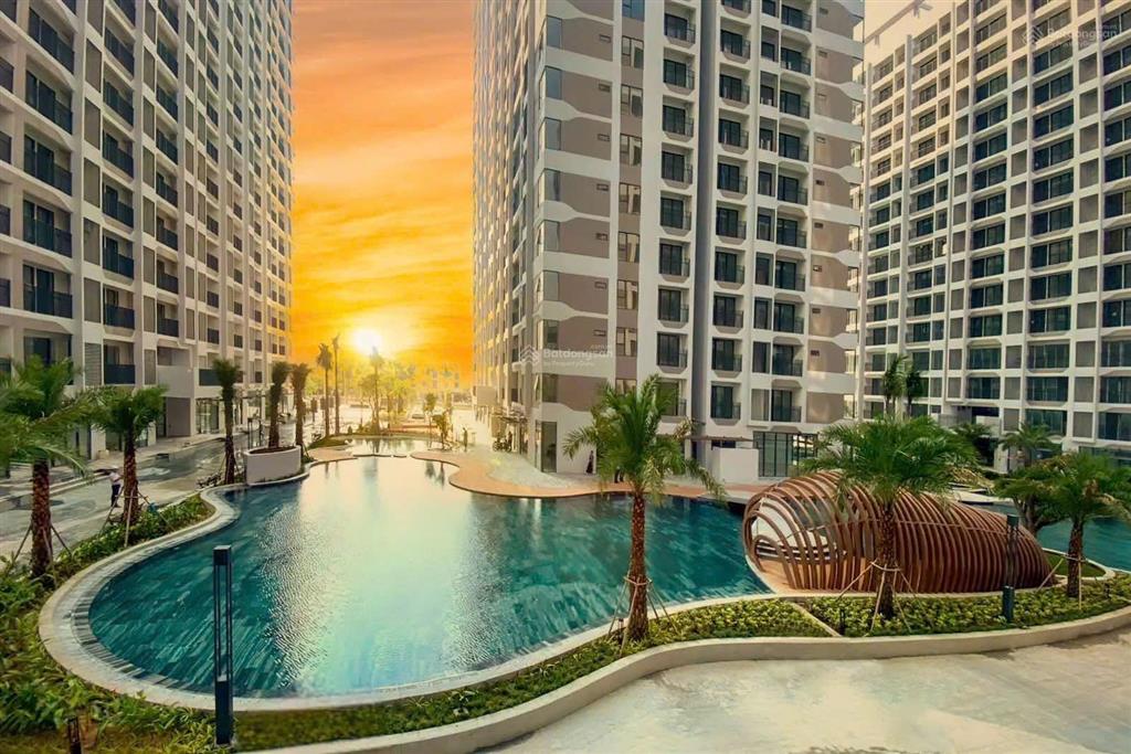 Cho thuê căn hộ 1+1pn view hồ bơi 1700m2 rèm, nước nóng, máy lạnh bếp, hút mùi 6 triệu/th
