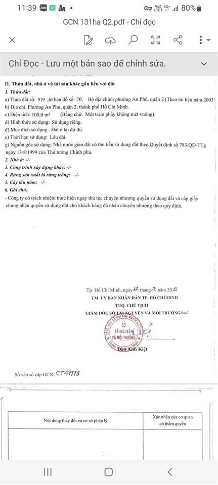 Bán đất sổ đỏ đường số 12 khu d an phú an khánh. p bình trưng giá bán chỉ 27 tỷ/100m2