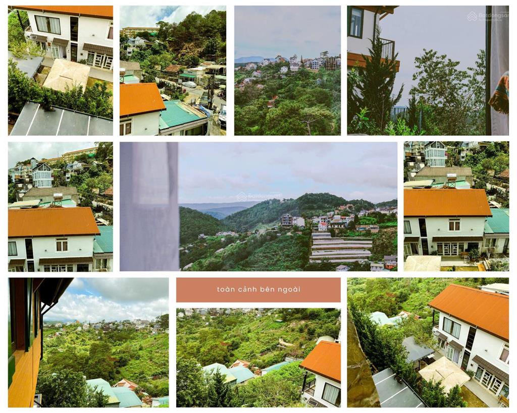 Bán nhà biệt thự, hẻm ôtô thông thoáng, view đồi, gần mây lang thang đà lạt, thích hợp làm homestay