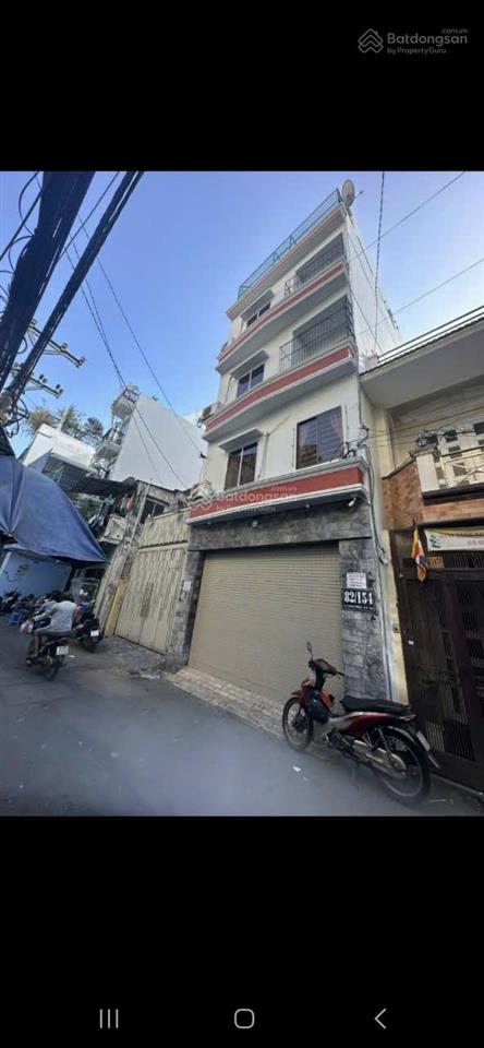 Bán nhà mặt tiền hẻm xe hơi 10m lý chính thắng thông ra đường hai bà trưng, quận 3, 1 trệt 4 lầu