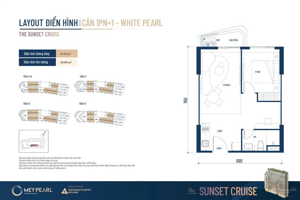 Căn hộ meypearl, bãi trường | sở hữu lâu dài 1,9 tỷ/ 31m2  nhận nhà 2027 đón apec, cách biển 150m