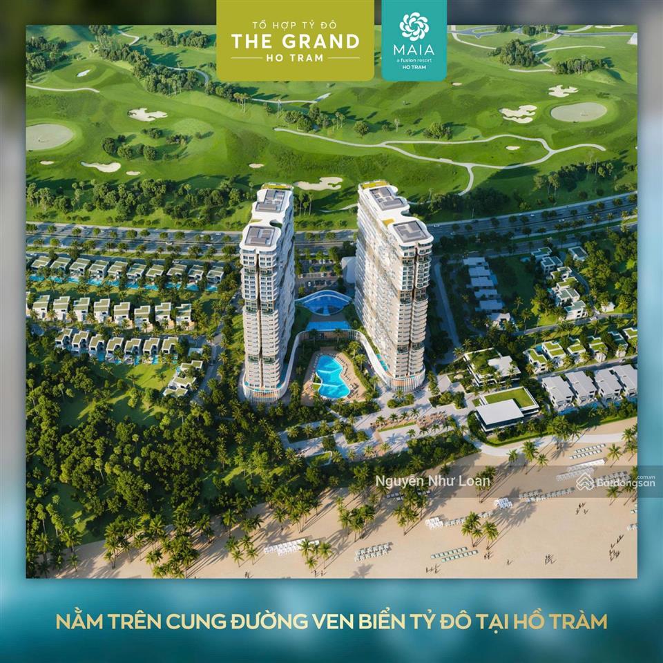 Căn hộ maia ho tram hcm 2,344tỷ/căn 35m2 thanh toán 4 năm | kh để ở/tham gia cho thuê.giao nhà 2027