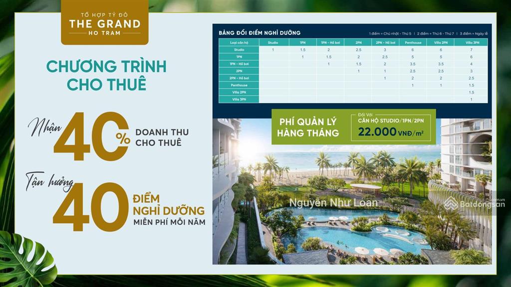 Maia hồ tràm by fusion căn hộ giá 2,382 tỷ. thanh toán 1,1 tỷ nhận nhà năm 2027. để ở hoặc cho thuê