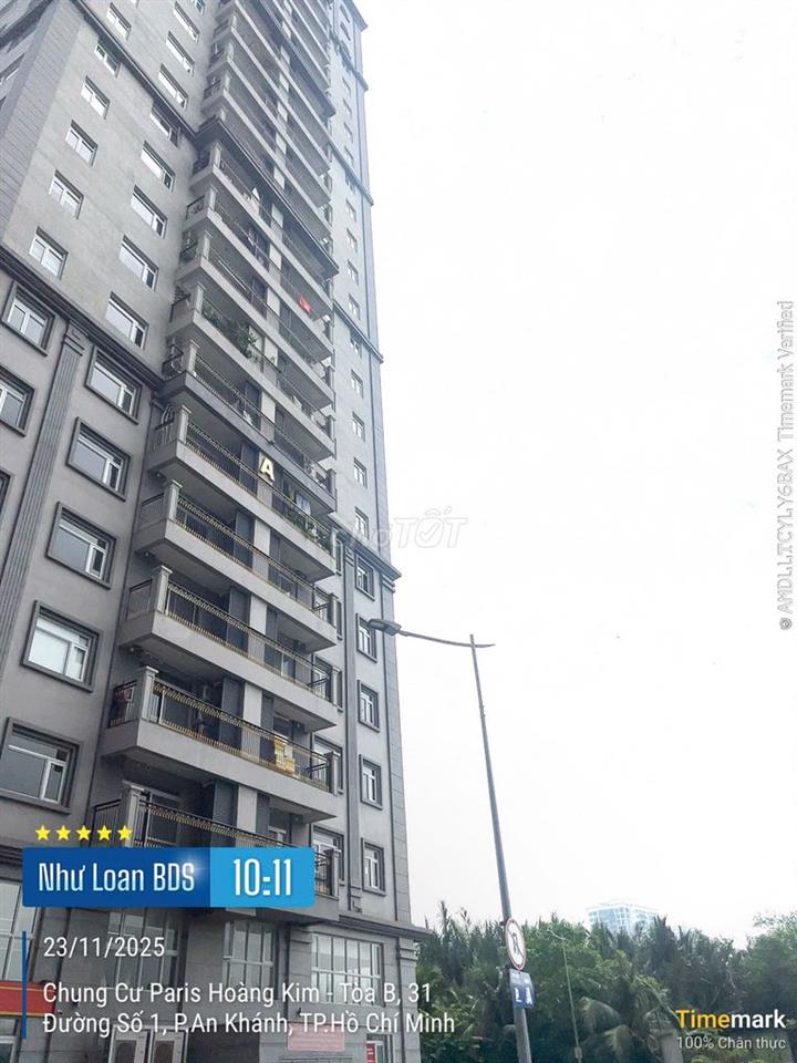 PARIS HOANG KIM LK THỦ THIÊM - CĂN HỘ 2PN 2WC 7,6 TỶ. NHIỀU SUẤT Ô TÔ.