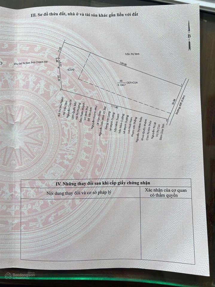 Bán đất chánh mỹ, thủ dầu một bình dương