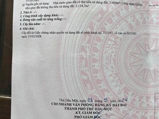 Bán đất chánh mỹ, thủ dầu một bình dương