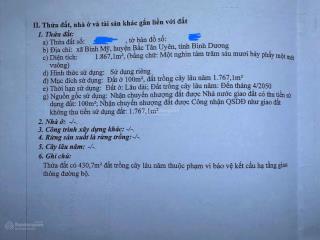 Bán khu nhà vườn 1.867,1m² có nhà tại bình mỹ, bắc tân uyên (địa chỉ cũ) giá 7,3 tỷ