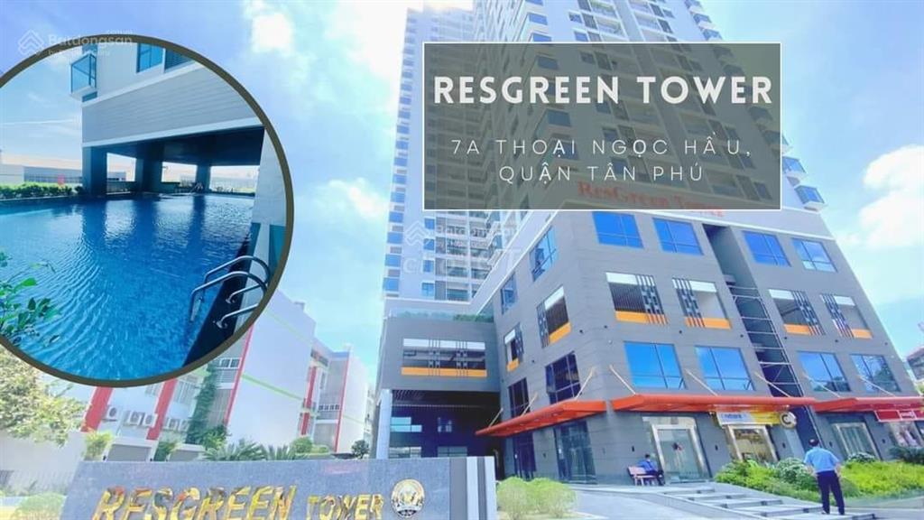 Bán căn hộ resgreen tân phú 53m 2pn 1wc sổ hồng 3,5 tỷ