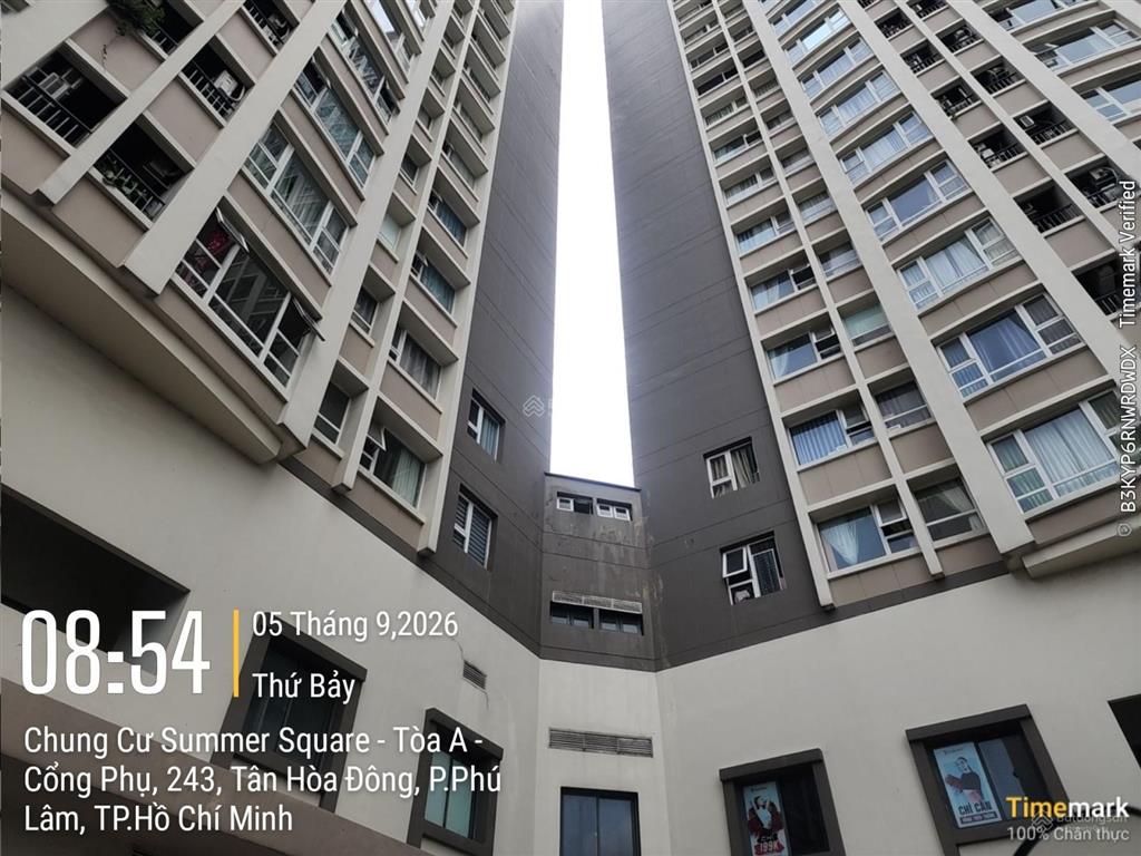 Căn hộ summer square, 3,9 tỷ, 76,2m2, 3pn, 2wc, giá ưu đãi chỉ với!