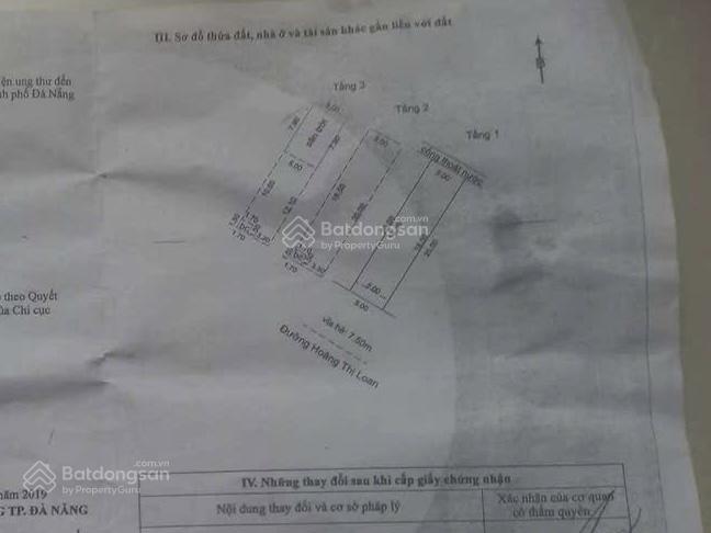 Nhà 3 tầng đường hoàng thị loan  diện tích 100m2 ngang 5m
 hướng tây bắc