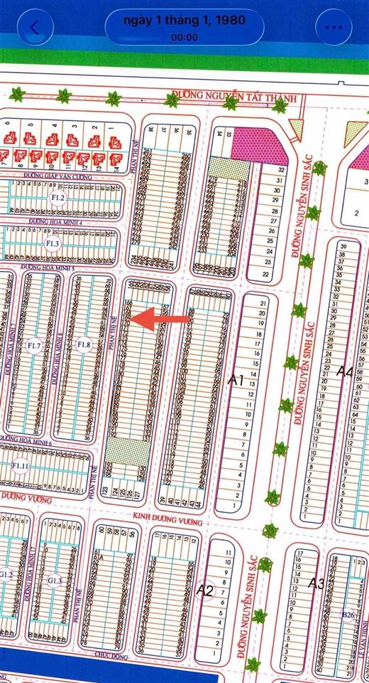 Cặp đất đường phan thị nể, khu a1 phương trang.
dt 208m ( 10 x 20,8)