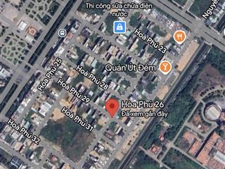 Cặp đất đường hoà phú 26, khu e kim long , gần trục 60 nguyễn sinh sắc trung tâm