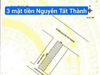 Hàng hiếm , 3 mặt tiền đường nguyễn tất thành . view biển , xây cao tầng  diện tích 125m2