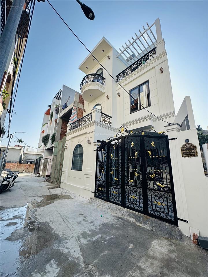 Nhà 3 tầng kiệt otok408/.. tôn đức thắng .
 diện tích 60m2 ngang 8m ( oto ngủ trong nhà )