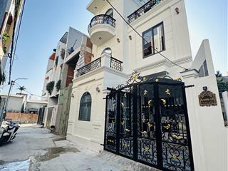 Nhà 3 tầng kiệt otok408/.. tôn đức thắng .
 diện tích 60m2 ngang 8m ( oto ngủ trong nhà )