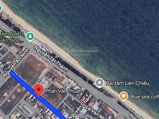 Đất mặt tiền phan văn thuật  trục đường 7.5m song song biển nguyễn tất thành