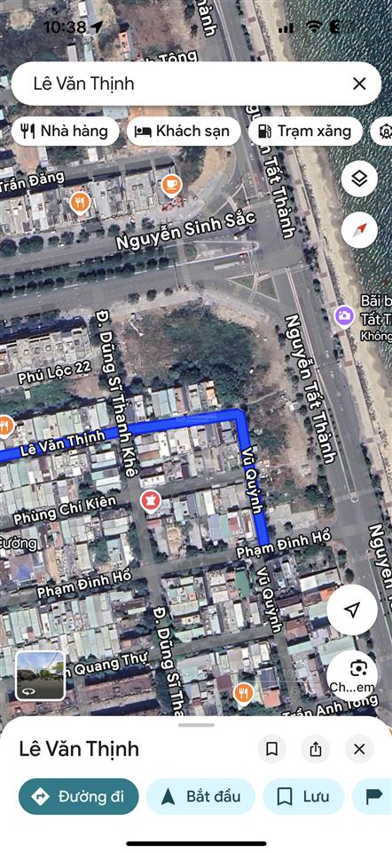 Góc 2 mt đường 7m5 dũng sĩ thanh khê và lê văn thịnh. cách biển nguyễn tất thành chỉ 100m