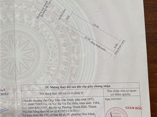 Đường 10m5 hồ quý ly . dt 110m2 ngang 5m kẹp cống , hướng tây bắc , giá 7980