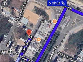 Đường 7m5 trần đăng , sát biển nguyễn tất thành . dt 210m2 ngang 10m hướng đông nam .