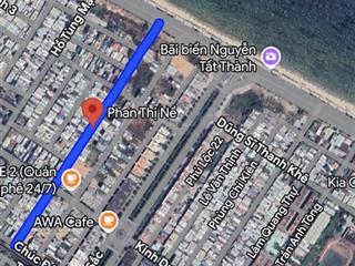 Đất đường 5m5 phan thị nể . trục thông biển nguyễn tất thành. dt 104m2 ngang 5m . hướng tây bắc