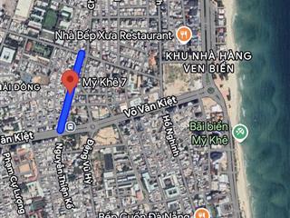 Đất mặt tiền đường mỹ khê 7 . sơn trà  diện tích 196m2 ngang 8m  gả nhanh 25 tỏi