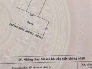 Đất mặt tiền đường 15m kinh dương vương . đoạn kinh doanh sầm uất , chưa qua nguyễn sinh sắc