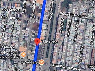 Đất đường 7m5 trần đăng , cách bãi tắm nguyễn tất thành vài phút đi bộ . dt 105m2 ngang 5m