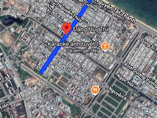 Đường 7m5 đặng huy trứ . hoà minh  dt 100m2 ngang 5m , hướng đông nam  giá 6.950