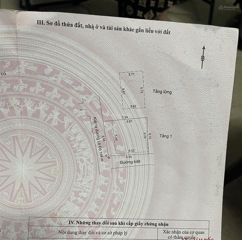 Nhà 2 tầng 2 mặt kiệt k45/.. lê độ thanh khê , sổ đẹp như bức tranh