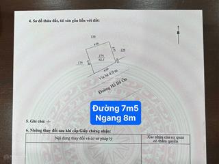 Rẻ , đẹp đất đường 7m5 hồ bá ôn , hoà minh . dt 63m2 ngang 8m . gia 4.3xx tỏi