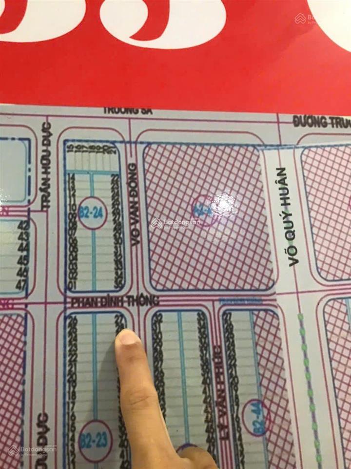 Lô góc võ văn đồng và phan đình thông, dt 125m2 ngang 6m5, sát bãi tắm tân trà, giá bán 11tỷ790