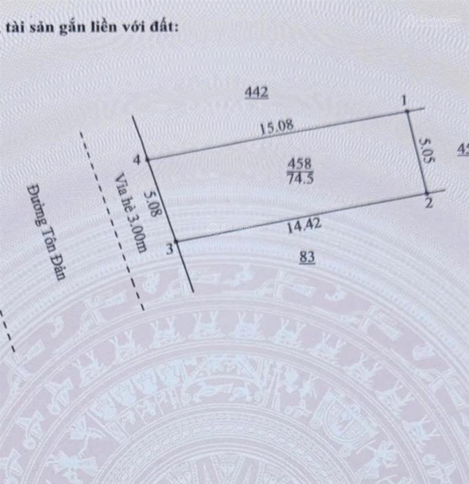 Đất mặt tiền tôn đản . hoà an
 diện tích đất 75 m2 . ngang 5m  khu đông dân cư, dân trí cao,