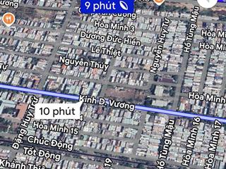 Nhà 3 tầng mặt tiền đường kinh dương vương . hoà minh
 diện tích 270m2 ngang 13m5