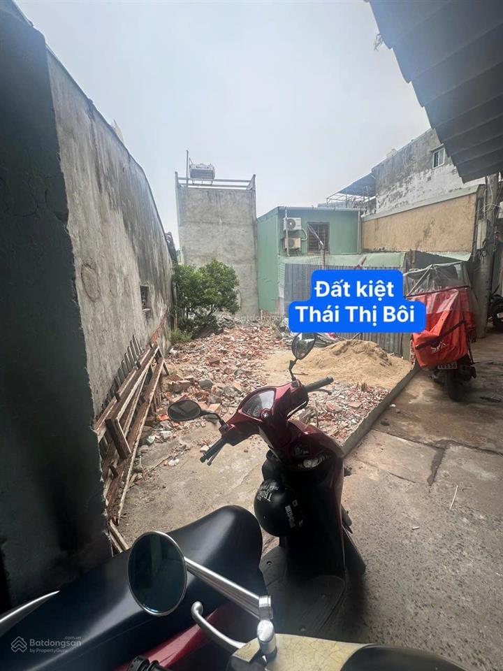 Đất kiệt k267/.. thái thị bôi. cách đường 35m. diện tích 55m2 ngang 5m  giá 3.15 tỷ