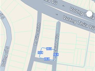 Đất 3 mặt tiền đường 7m5 phó đức chính ..vị trí gần chợ , biển , sát vương thừa vũ ...