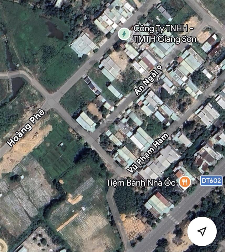 Đất đường 5m5 an ngãi 9 . khu tái định cư hoà sơn . dt 100m2 ngang 5m . hướng đông nam .