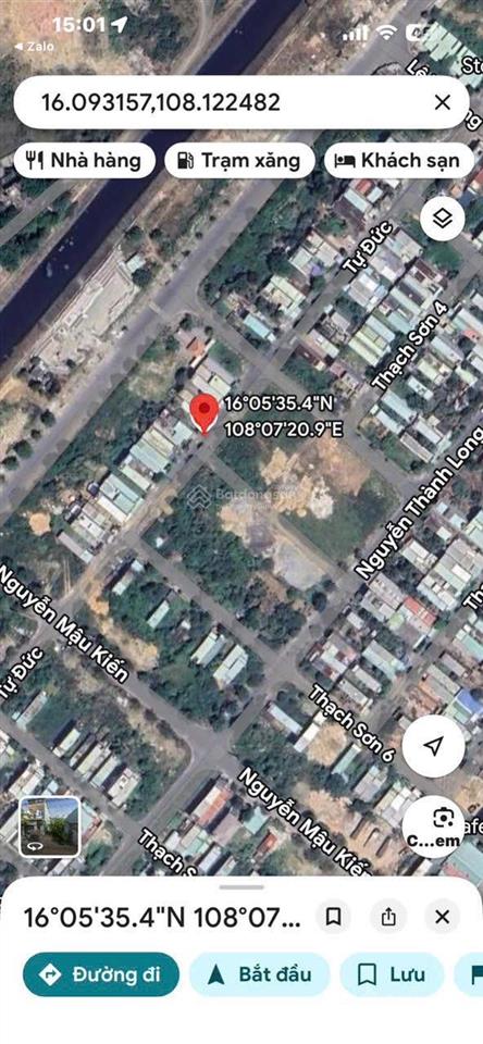 Đất mặt tiền đường trương hoàn ( đường tự đức cũ ) liên chiểu . s = 100m2 ngang 5m