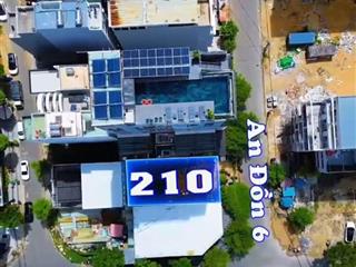 Cặp đất an đồn 6, sơn trà  diện tích 210 m2 ngang 10m, hướng nam. đường 7m5 vỉa hè 4m