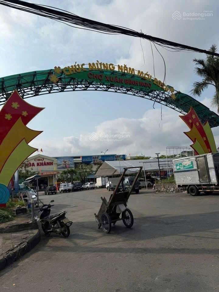 Đất mặt tiền đường đồng kè, ngay chợ hòa khánh, phù hợp kinh doanh, xây căn hộ