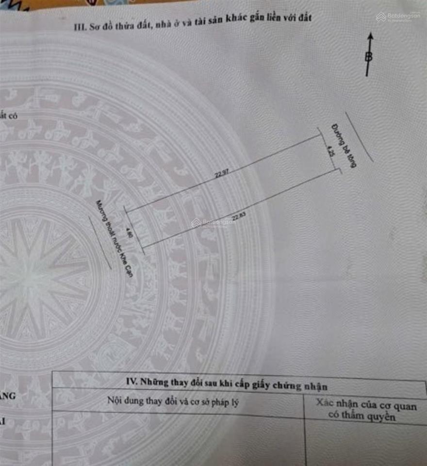 Đất mặt tiền đường khe cạn, song song tôn đản. sau nhà kiệt to 4m. diện tích 101m² ngang 4m6