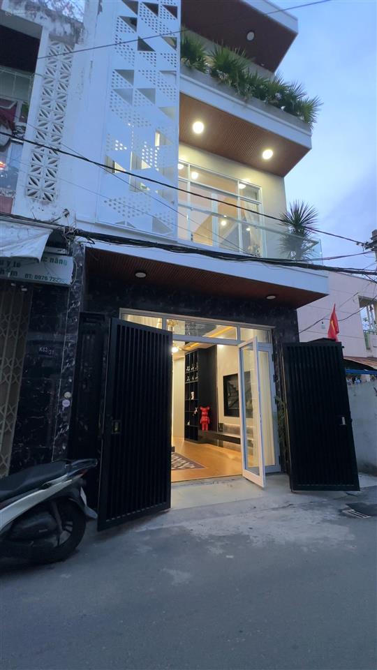 Nhà 3 tầng vị trí kinh doanh, kiệt ô tô k83/.. huỳnh ngọc huệ. dt 64m² ngang gần 5m