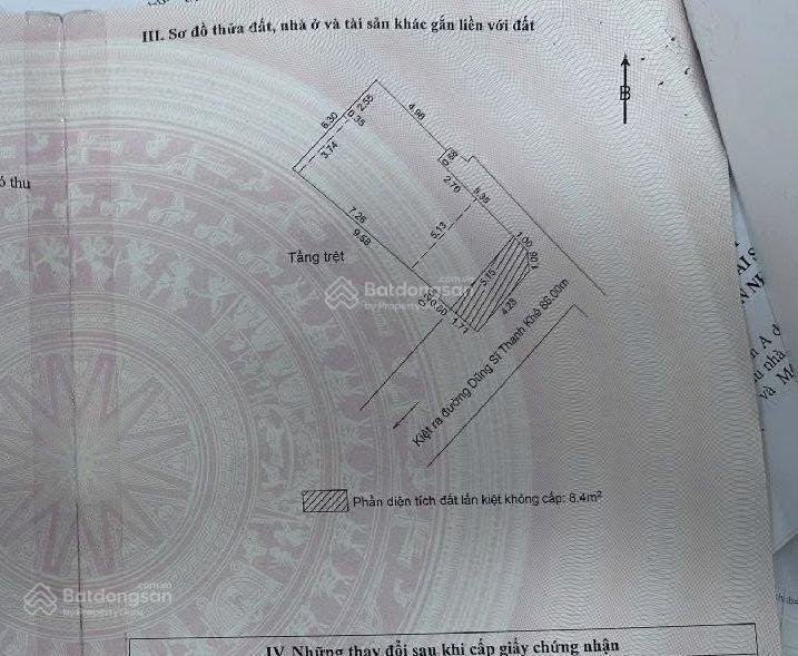 Dãy trọ 4 phòng kiệt 3m dũng sĩ thanh khê. gần mấy trường đại học. dt 60m2 ngang 5m nở hậu