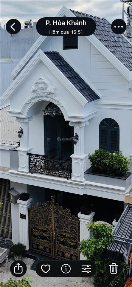 Nhà 2 tầng đường hoà minh 20 .  dt 75m2 ngang 5m hướng đông nam