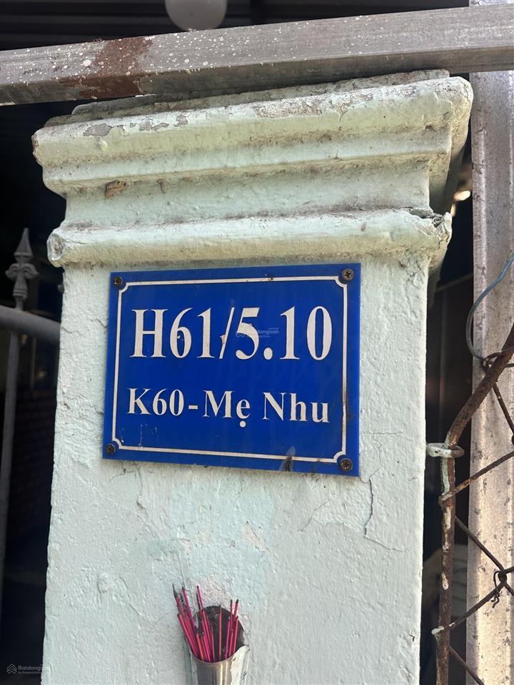 Đất kiệt đường mẹ nhu, thanh khê, dt 55m2 ngang 5m7. gả nhanh 2,290 tỷ
