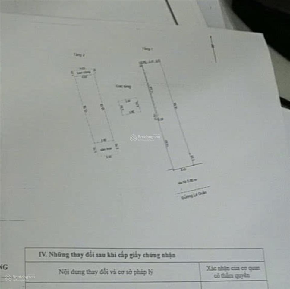 Nhà 2 tầng mặt tiền đường lê duẩn. ngay chợ đêm, vị trí kinh doanh. dt 94m2 ngang 4m5