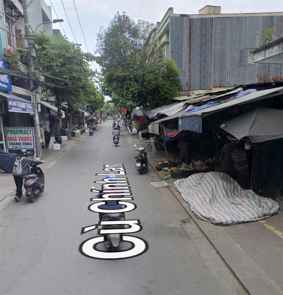 Đất mặt tiền đường cù chính lan, gần chợ thanh khê, vị trí kinh doanh. dt 57m2, giá nhanh 6,x
