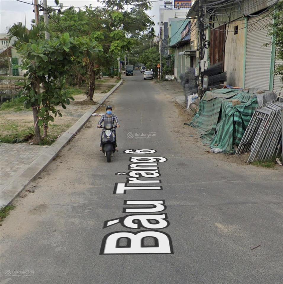 Cặp đất đường 5m5 bàu trảng 6, thanh khê  diện tích 200m2 ngang 10m
 hướng đông nam